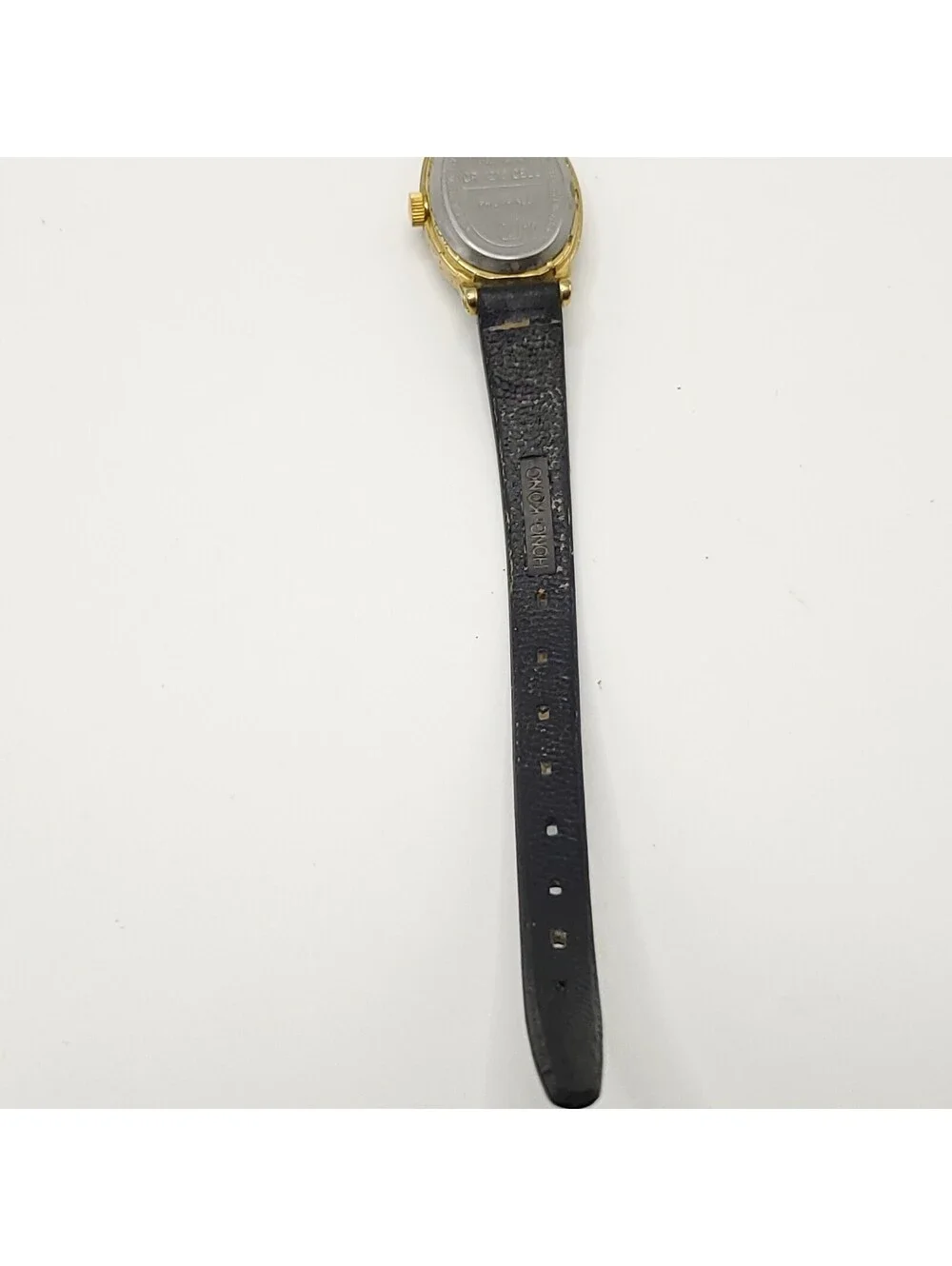 Timex Cavatina Womens Watch 18mm Gold Tone Black Band New Battery